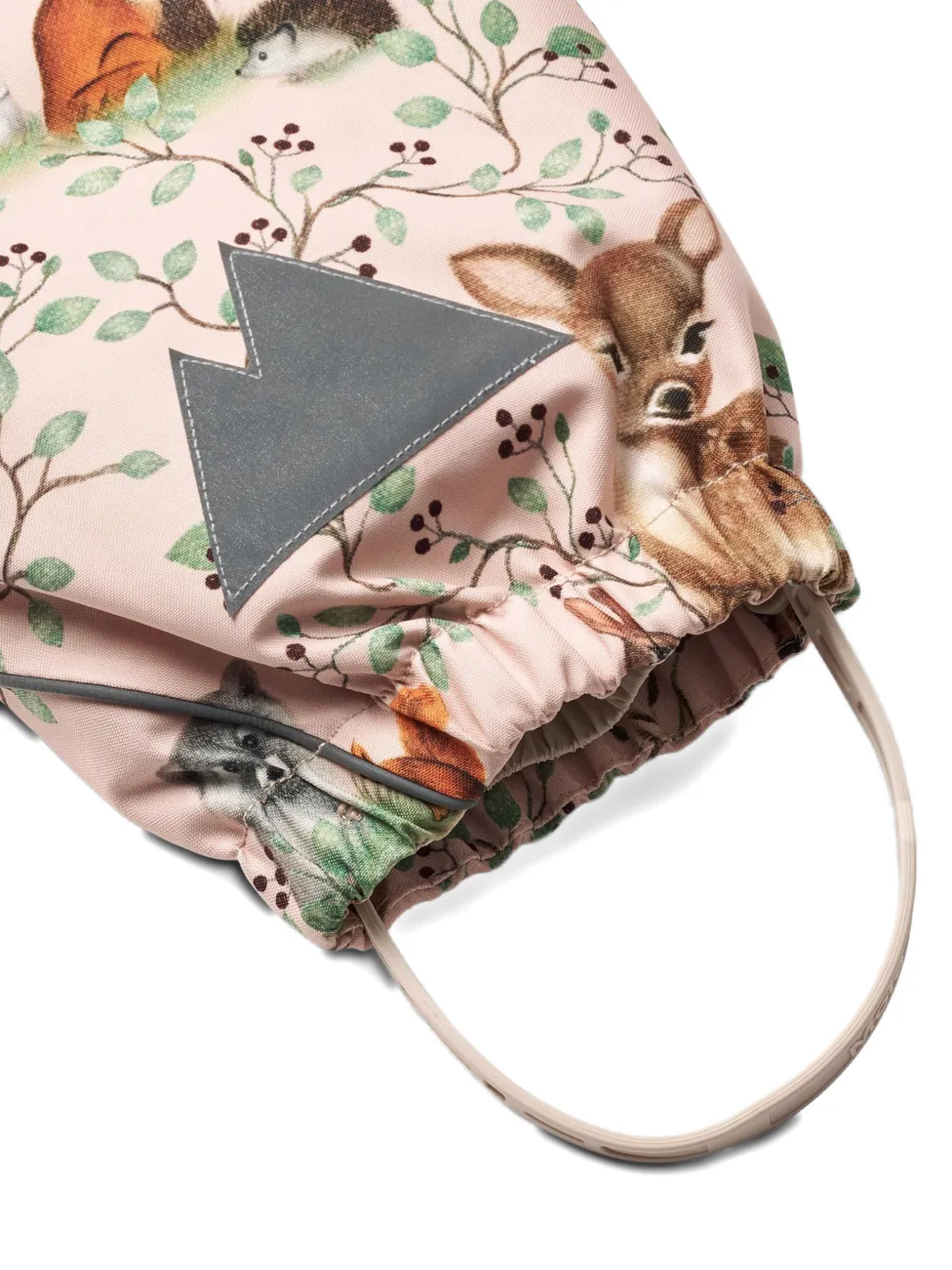 Molo Sneeuwpak met dierenprint en afwerking van imitatiebont Roze