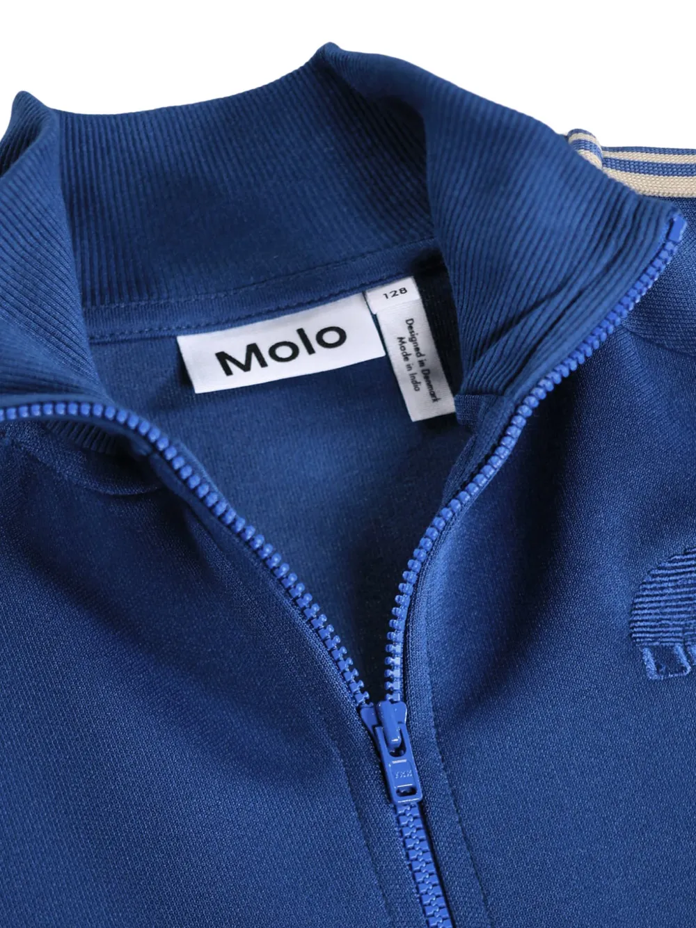 Molo Trainingsjack met zijstreep Blauw