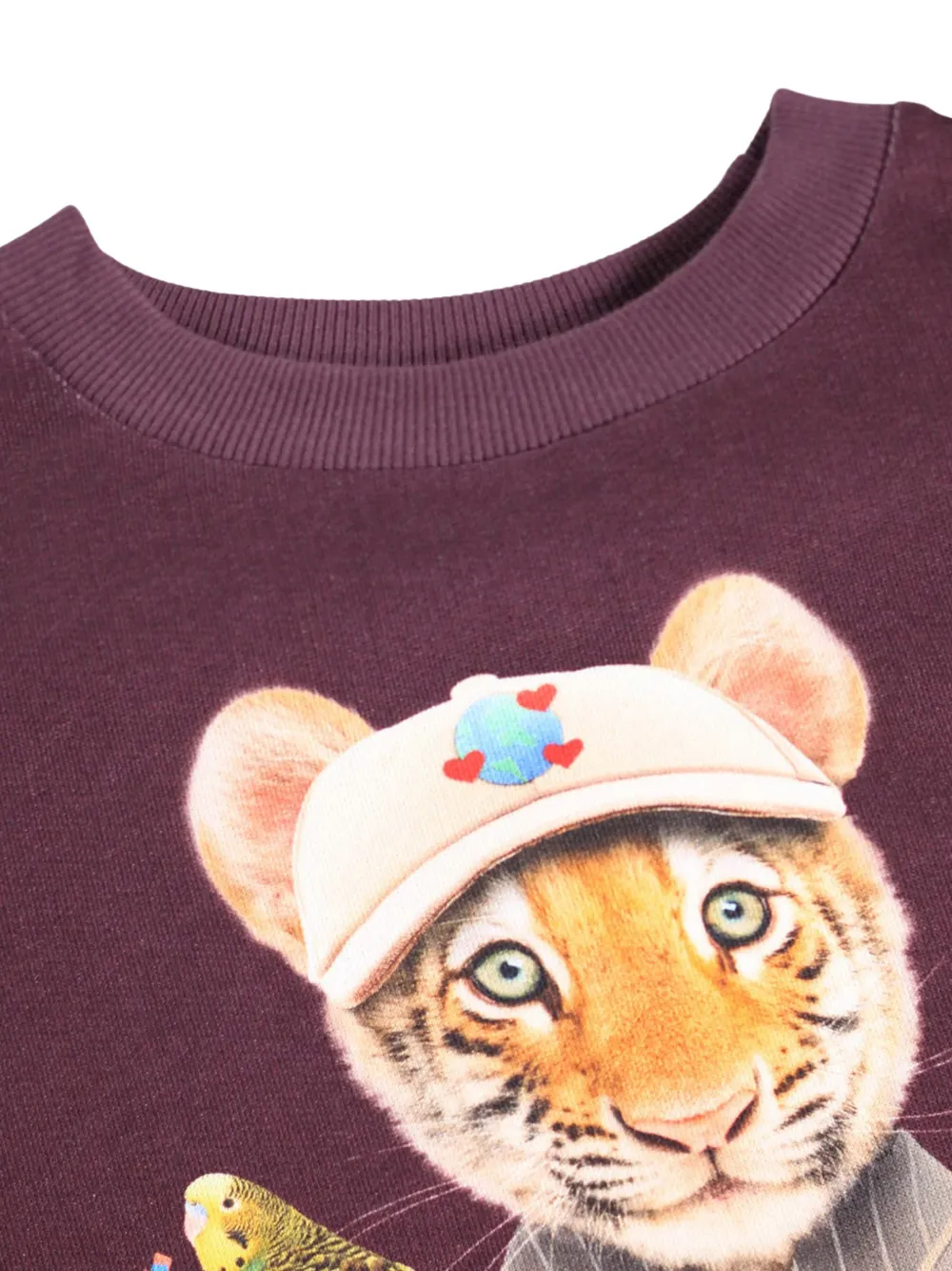 Molo Sweater met grafische print Paars