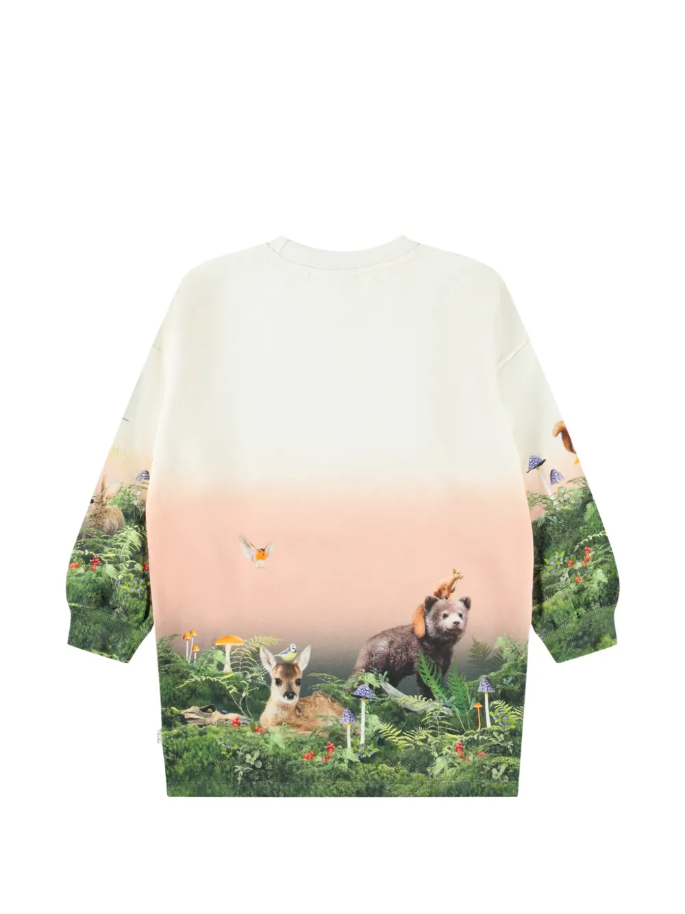Molo Jurk met grafische print Groen