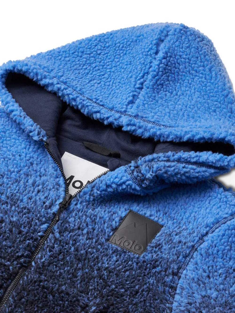 Molo Fleece jack met kleurverloop Blauw
