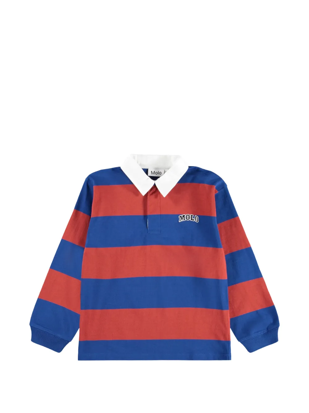 Molo Polo a righe a maniche lunghe - Blu