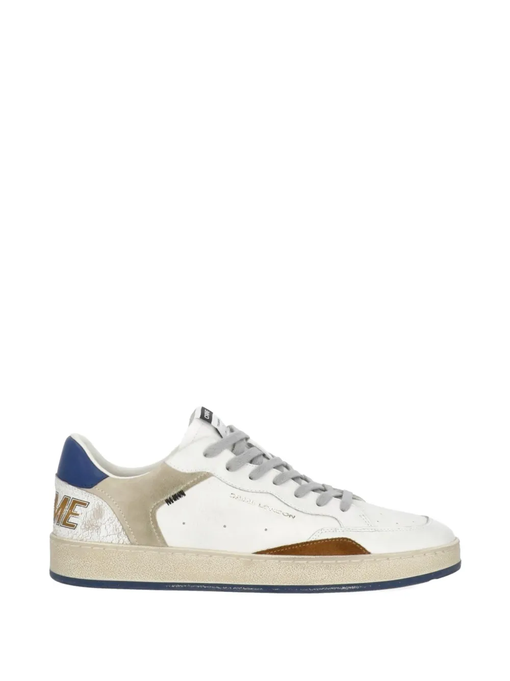Crime London Chelsea lettering sneakers - Bianco