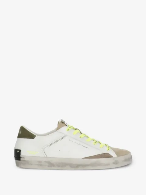 Crime London Distressed lace-up sneakers