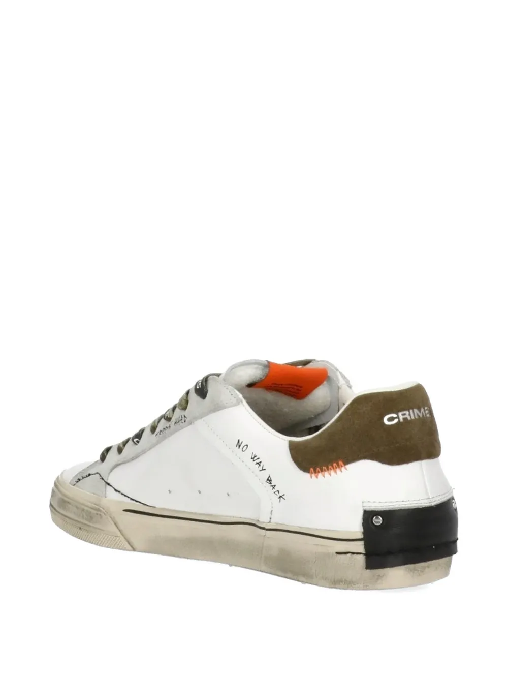 Crime London Deconstructed sneakers Wit