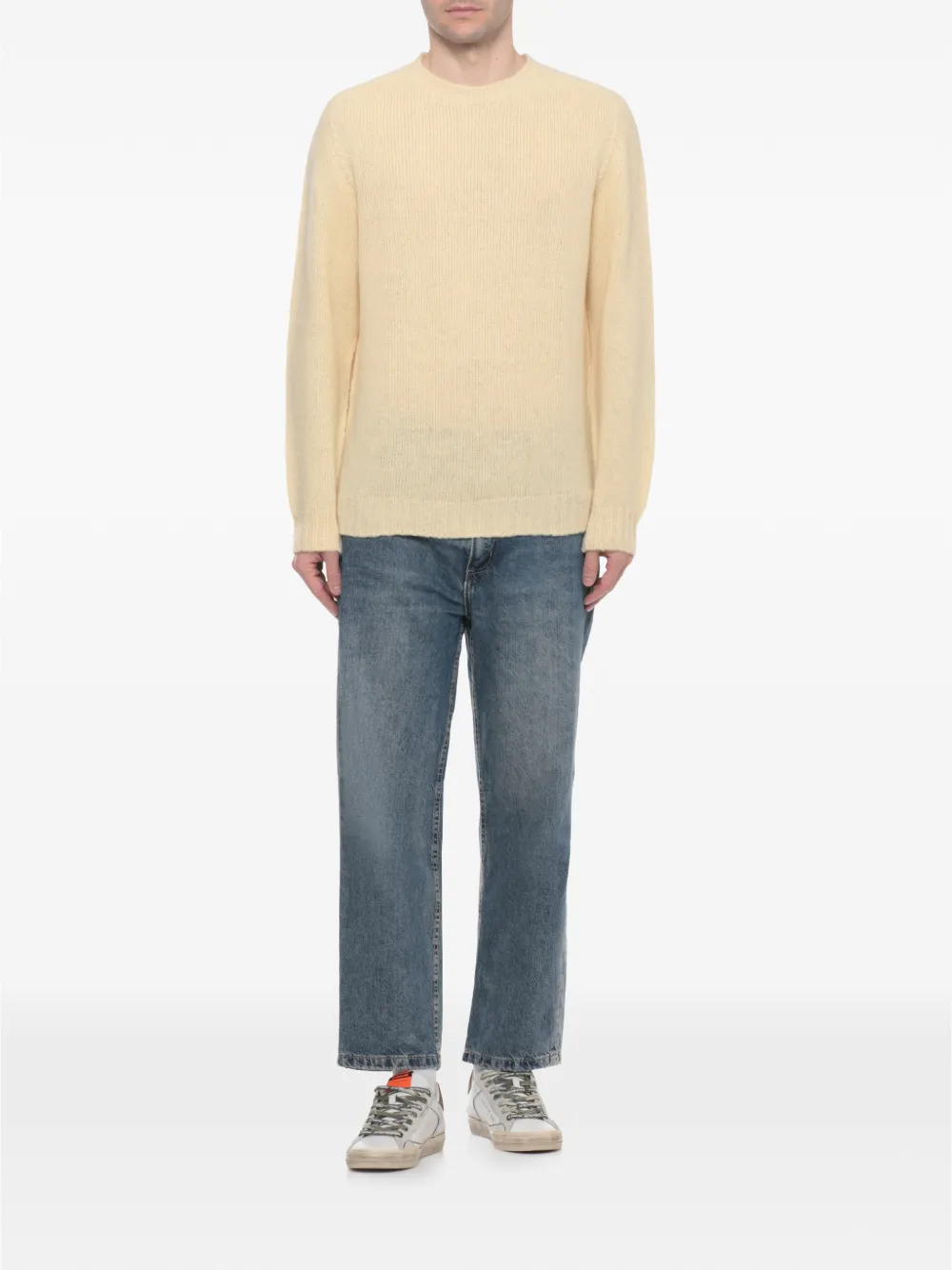 Deconstructed Lace-Up Sneakers