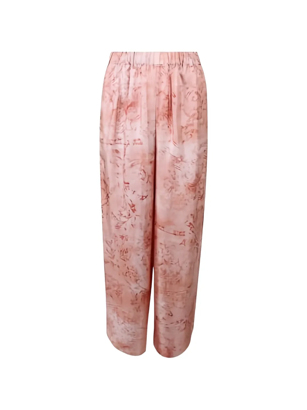 Max Mara Pantaloni Mxmzirlo a gamba ampia - Rosa