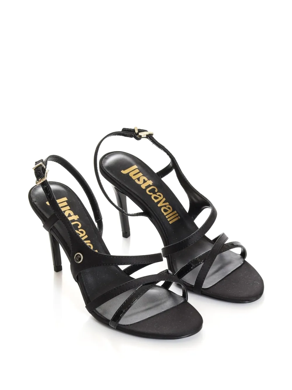  Just Cavalli Strappy Heeled Sandals - Black 