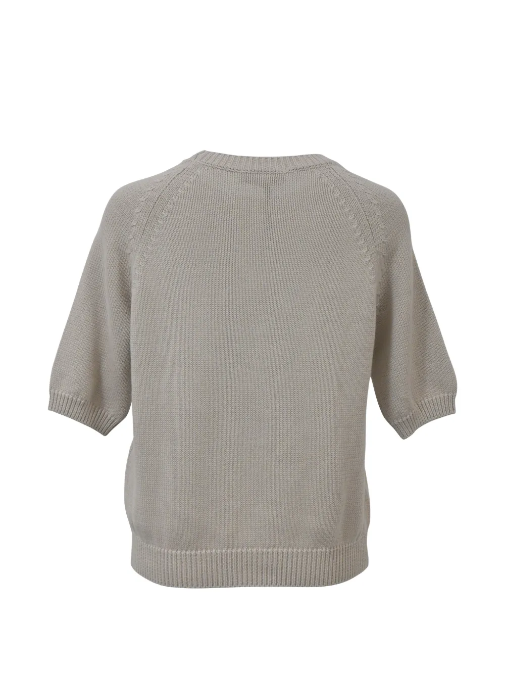  's Max Mara Corinne Ribbed T-shirt - Neutrals 