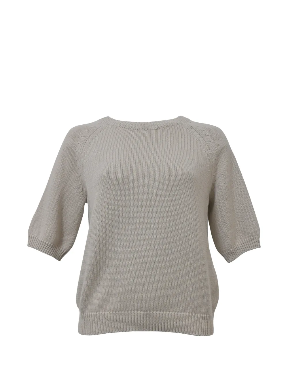 'S Max Mara Corinne ribbed T-shirt - Toni neutri