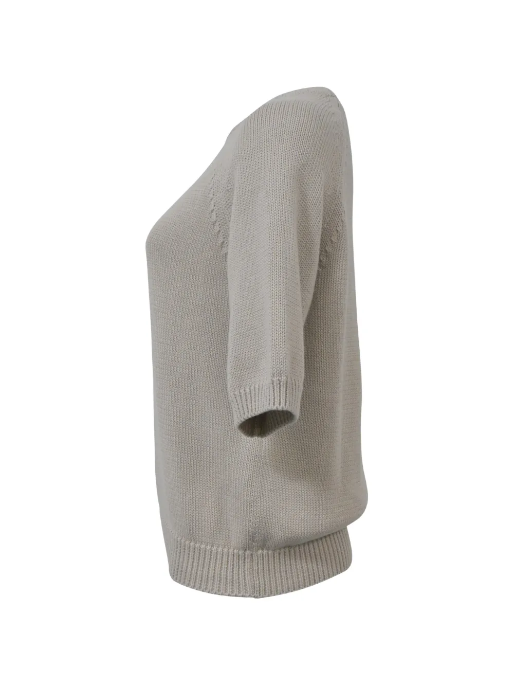  's Max Mara Corinne Ribbed T-shirt - Neutrals 
