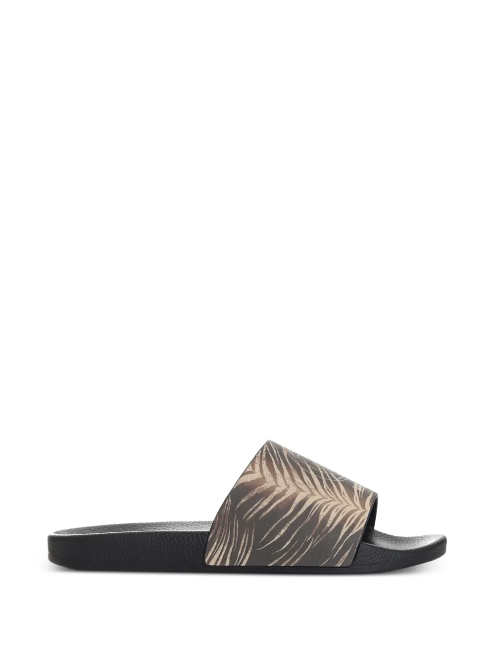 Just Cavalli Slippers met logoprint Bruin
