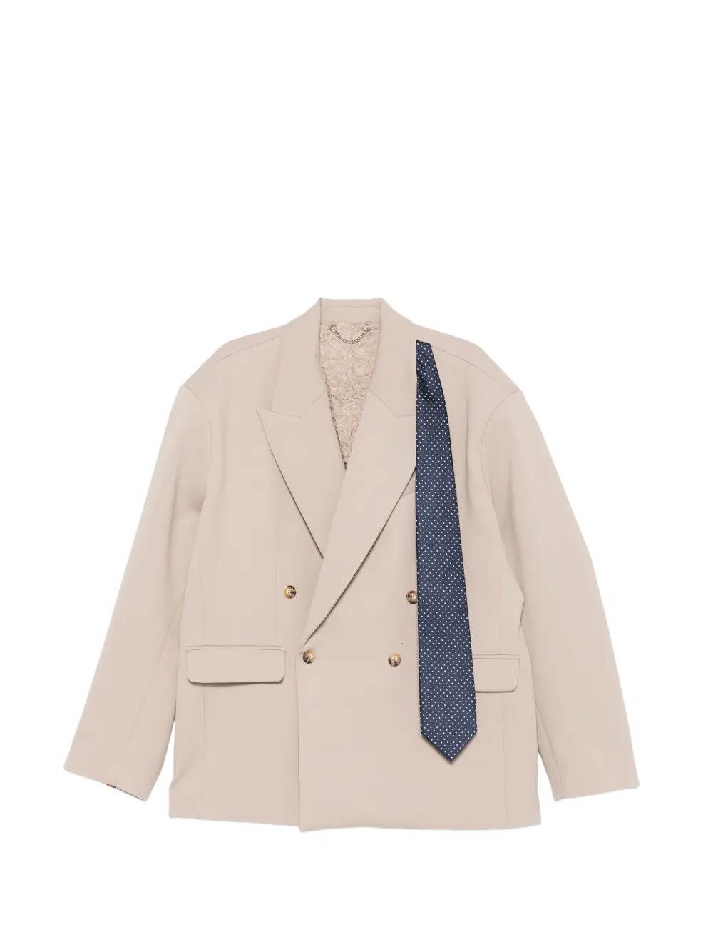 Charles Jeffrey Loverboy double-breasted jacket - Toni neutri