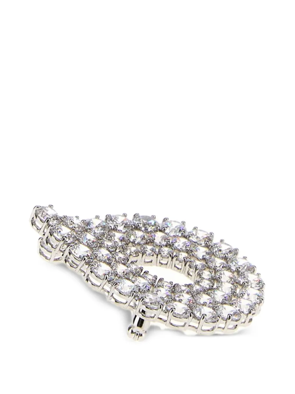  Swarovski Matrix Brooch - Silver 