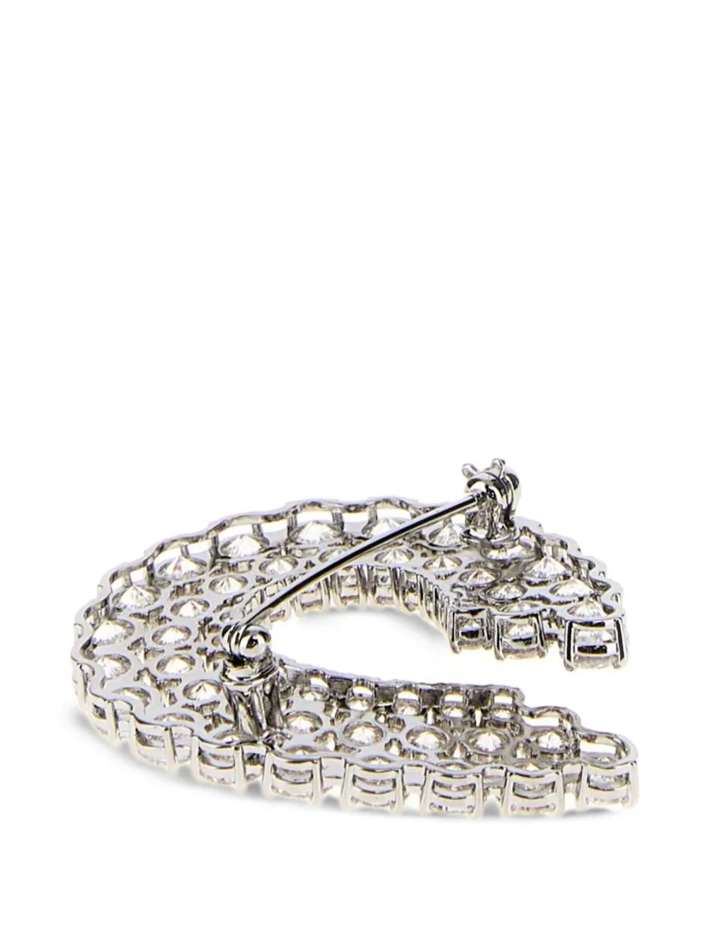  Swarovski Matrix Brooch - Silver 