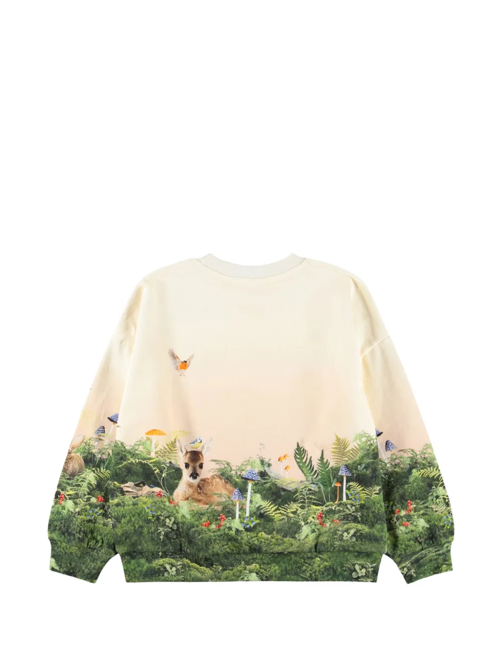 Molo Sweater met grafische print Beige