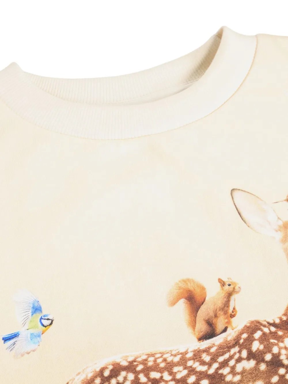 Molo Sweater met grafische print Beige