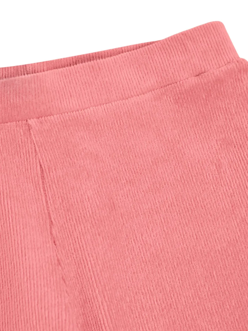Molo Geribbelde flared broek Roze