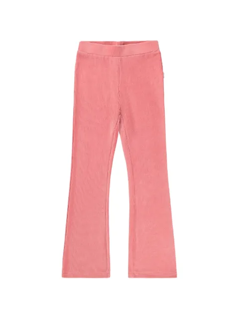 Molo ribbed flared-leg trousers