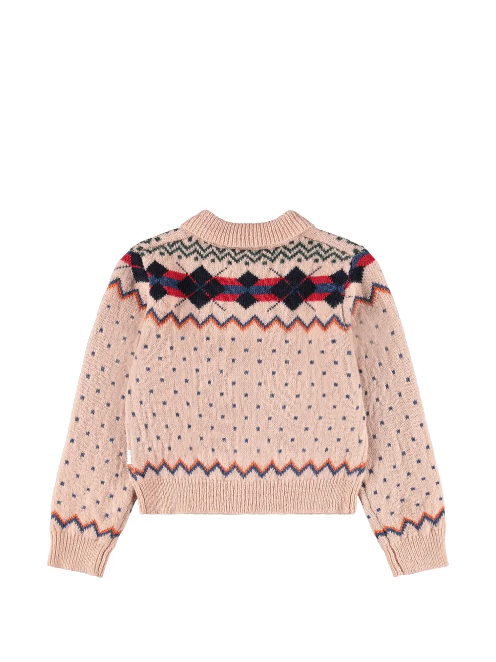 Molo Vest met paard intarsia Roze