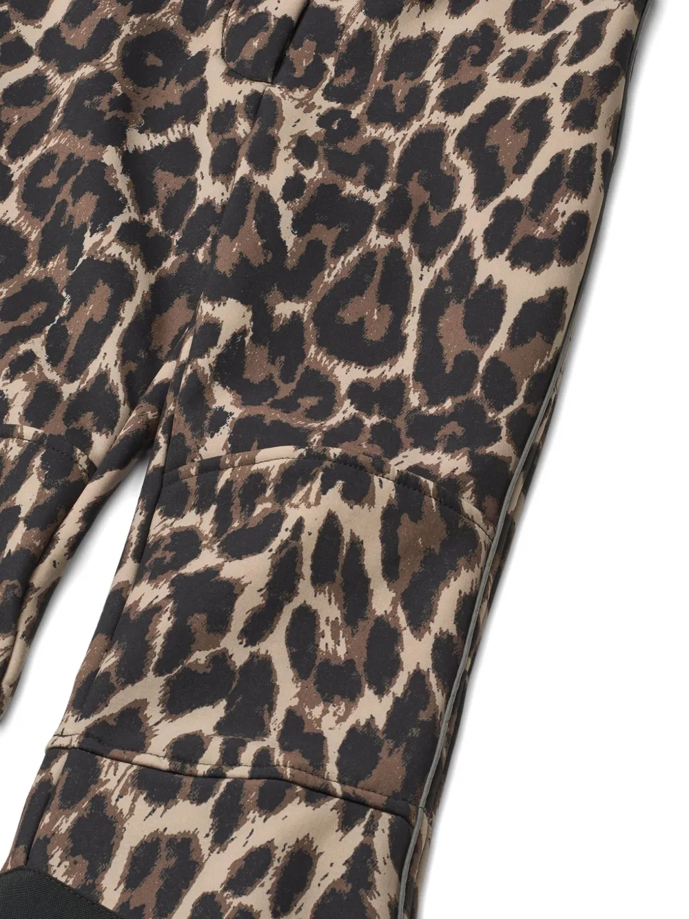 Molo Skibroek met luipaardprint Beige