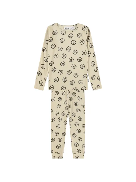 Molo smiley-print pajamas