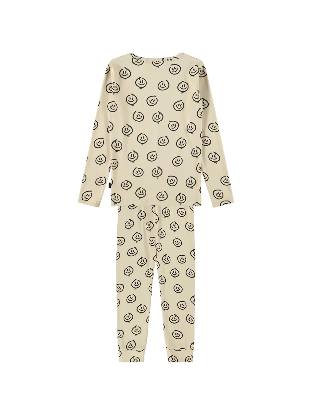 Molo Pyjama met smileyprint Beige