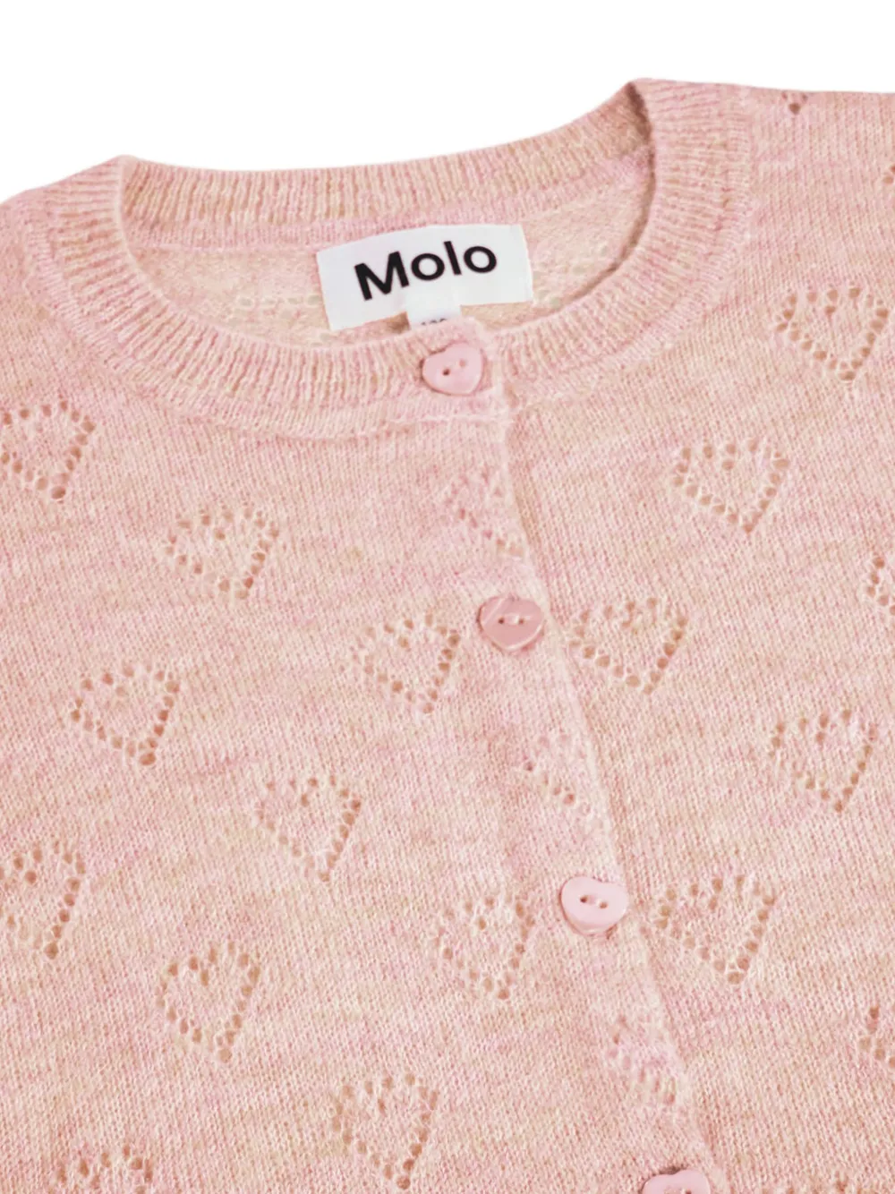 Molo Pointelle vest Roze