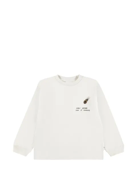 Molo T-shirt con stampa grafica e maniche lunghe