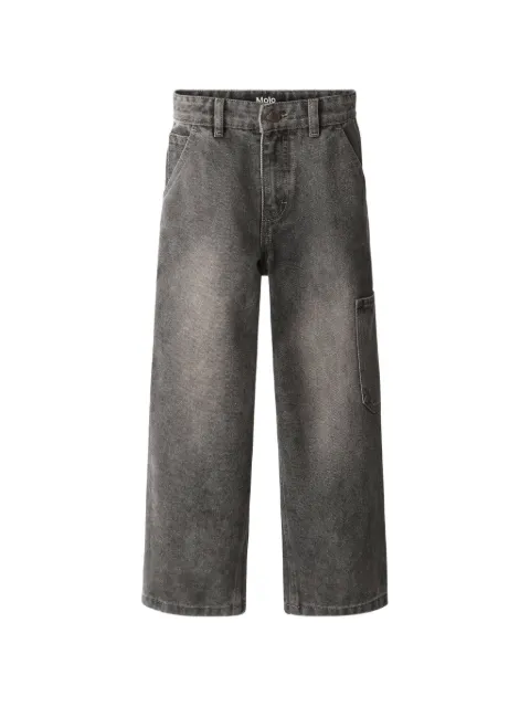 Molo washed-effect carpenter jeans