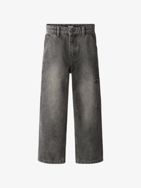 Molo washed-effect carpenter jeans