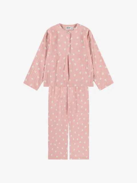 Molo heart-print pajamas