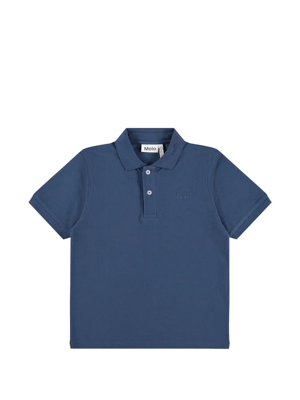 Molo Polo con logo ricamato - Blu