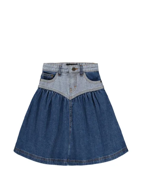 Molo two-tone panelled skirt