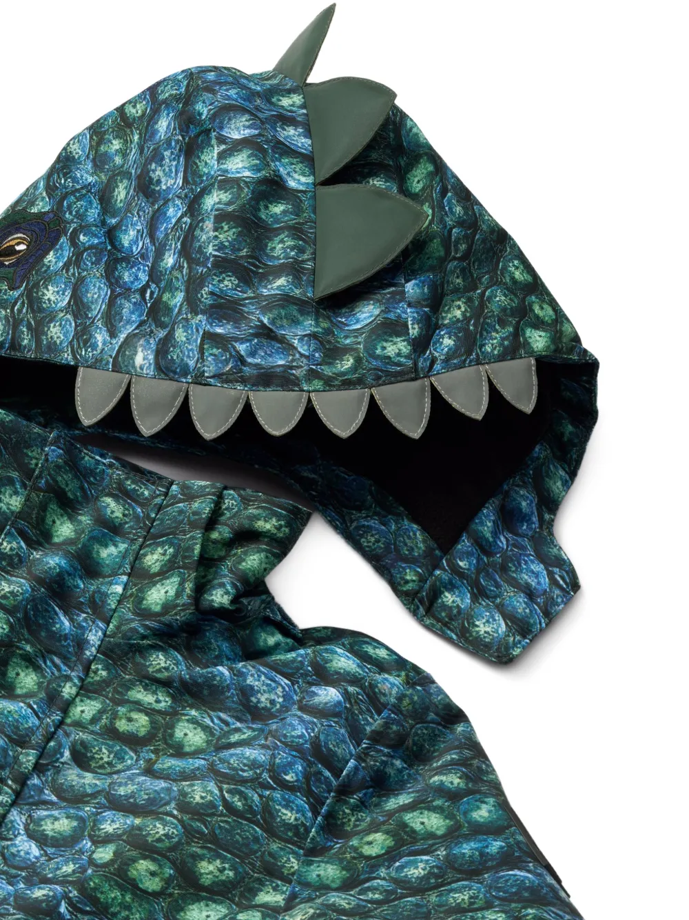 Molo Skipak met capuchon en print Groen