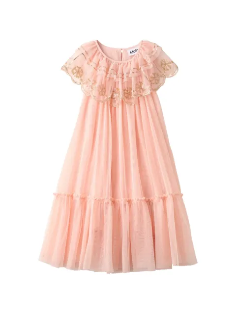 Molo sequin-embellished ruffled dress