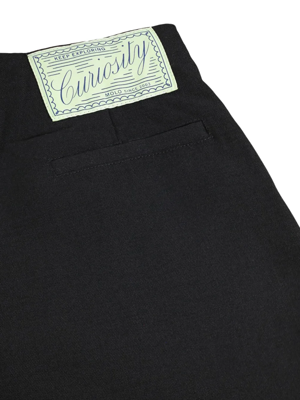 Molo Broek met geplooid detail Zwart