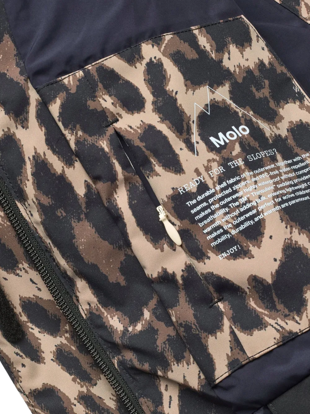 Molo Jack met luipaardprint Beige