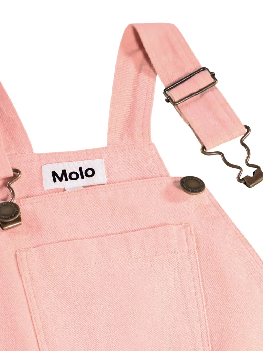 Molo Pinafore jurk met geborduurde strik Roze
