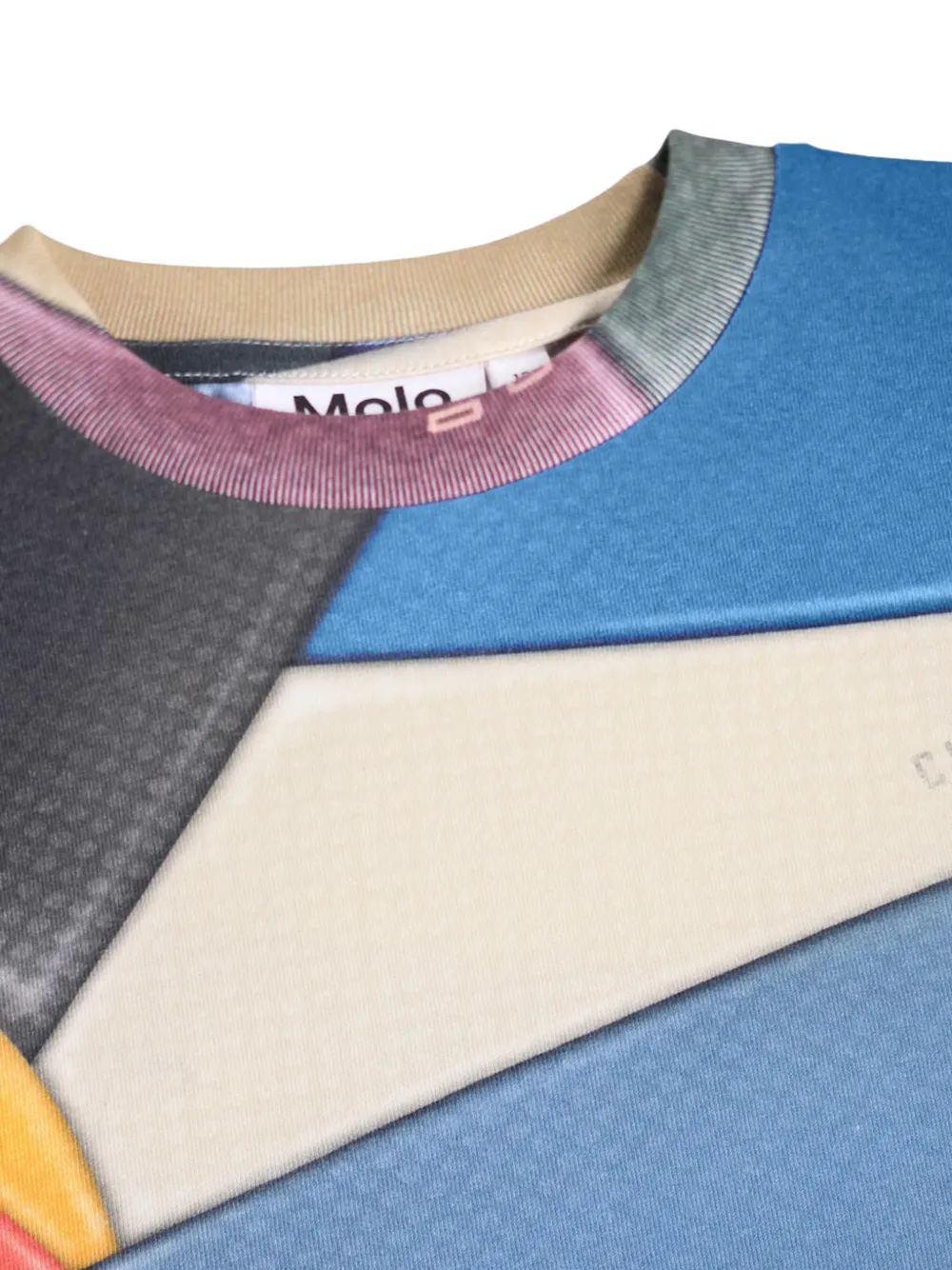 Molo T-shirt met grafische print Blauw