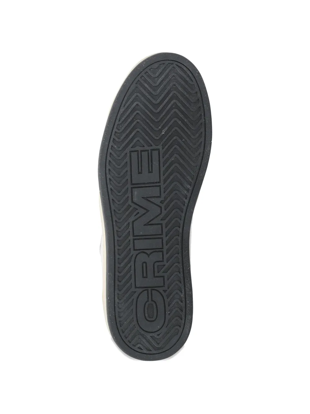 Crime London Chelsea sneakers met glitters en logo-reliëf Wit