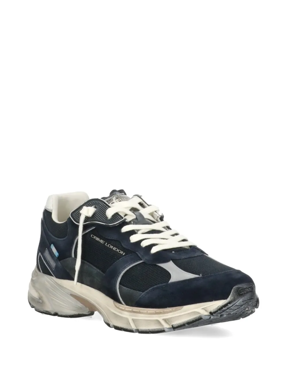 Crime London Fugitive 9094 sneakers met vlakken Blauw