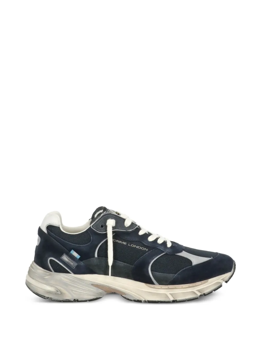 Crime London Fugitive 9094 panelled sneakers - Blu