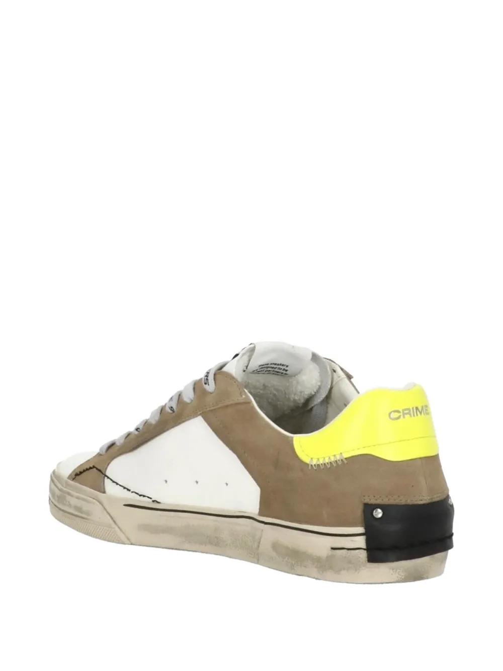 Crime London Deconstructed sneakers Wit