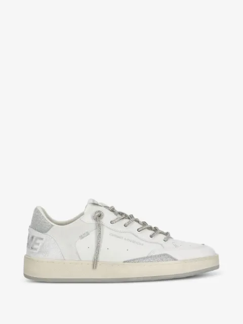 Crime London Chelsea laces leather sneakers