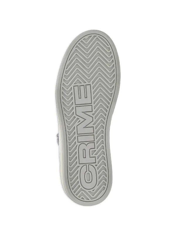Crime London Chelsea Laces Leather Sneakers | White | FARFETCH