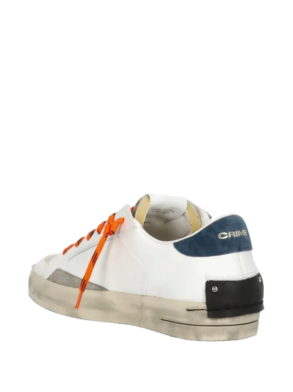 Crime London Sk8 Deluxe sneakers met vlakken Wit