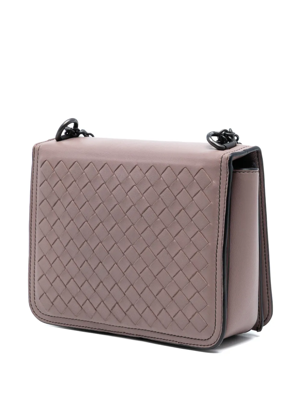  Bottega Veneta Pre-owned Bolso De Hombro Intrecciato Runway Pequeño De Piel De Napa 2012-2025 - Rosa 