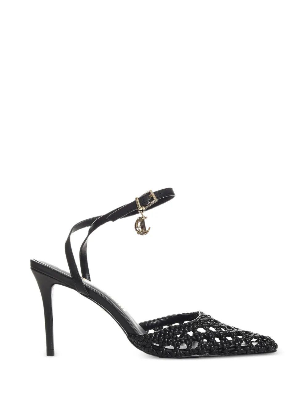 Just Cavalli ankle-strap heeled pumps Zwart