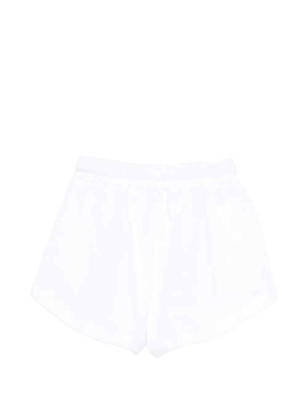  Msgm Kids Logo Shorts - White 